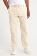 DENIM AND FLOWER Stripe Drawstring Pants