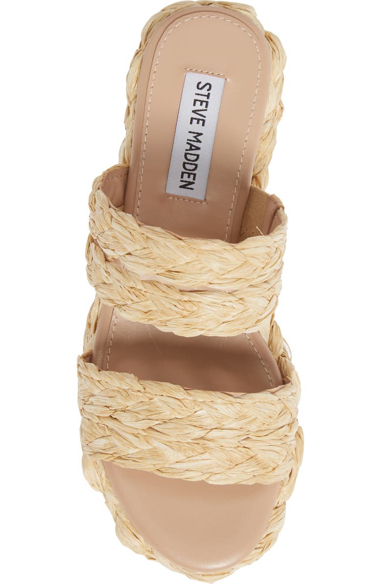 Steve Madden Cannes Platform Espadrille Slide Sandal, Alternate, color,