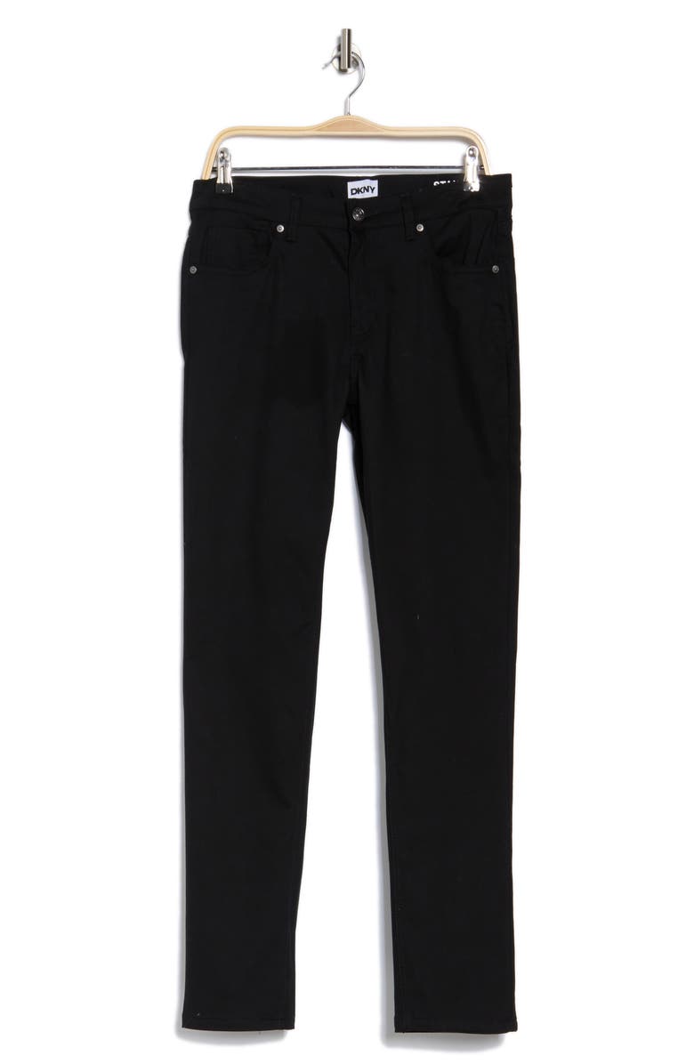 DKNY Powerstretch Slim Leg Pants, Alternate, color, Black