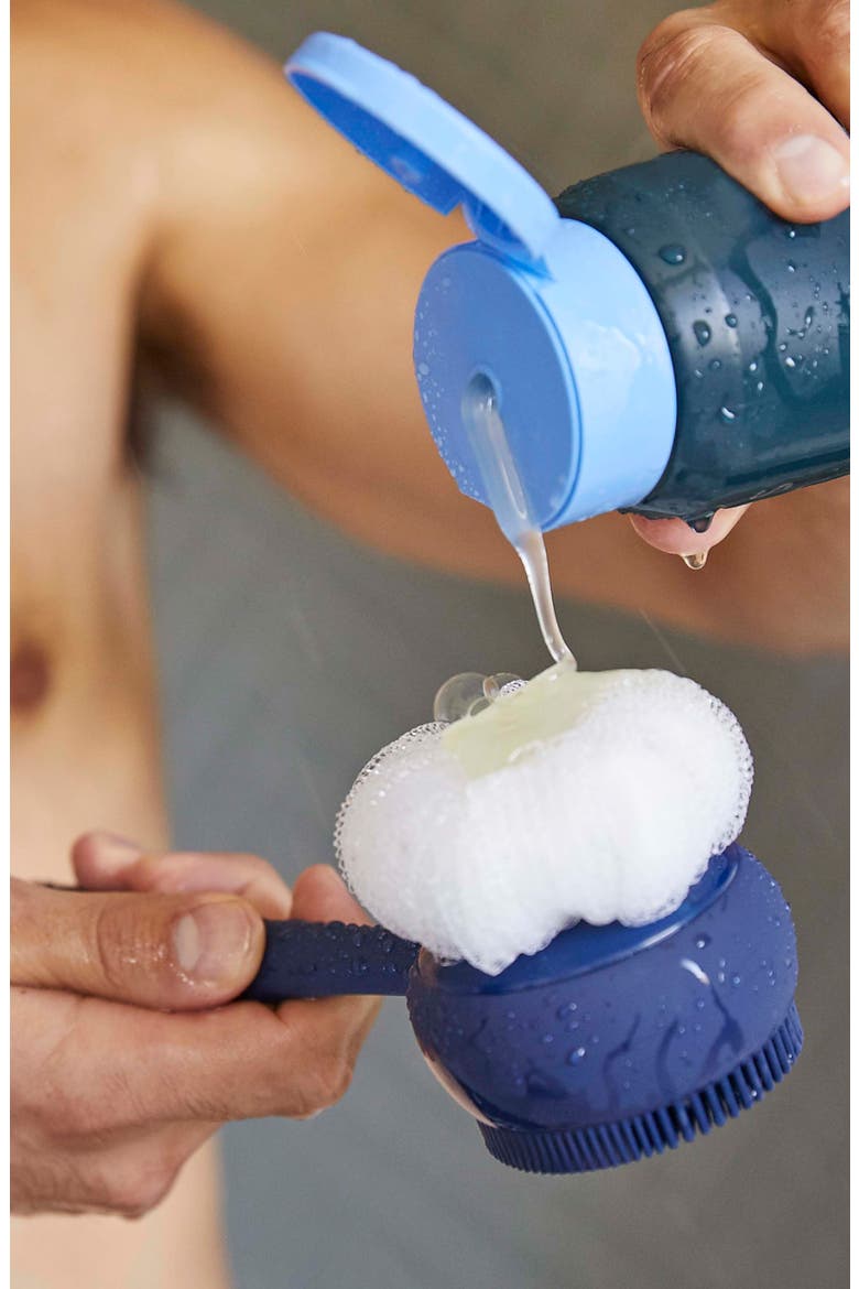 Clean Body Cleansing, Exfoliating, and Massaging Device - Refurbished, Alternate, color, NAVY
