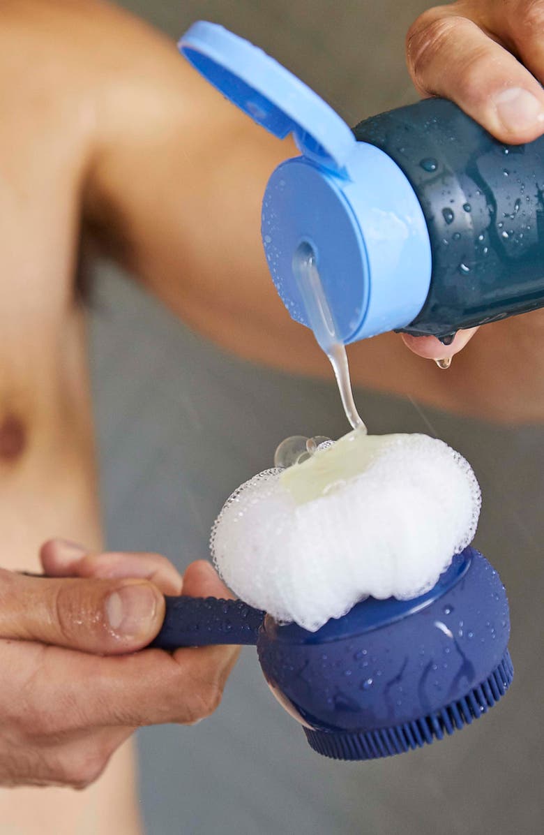 PMD Clean Body Cleansing, Exfoliating, and Massaging Device - Refurbished, Alternate, color, Navy