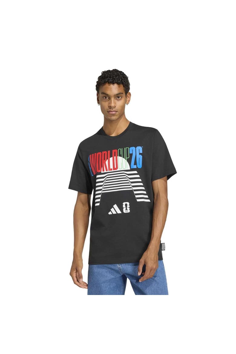 Men's adidas  Black 2026 FIFA World Cup Tour T-Shirt, Main, color, Black