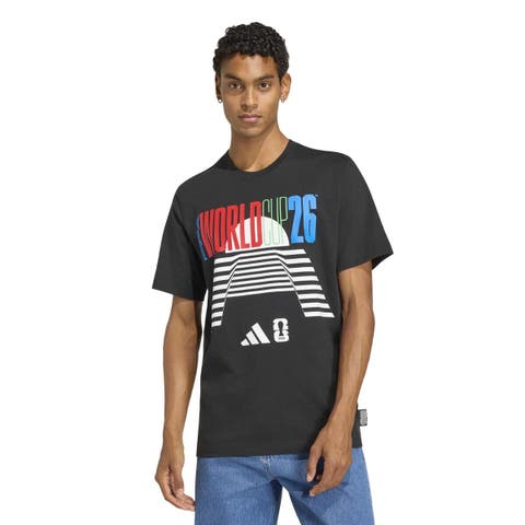 Men's adidas  Black 2026 FIFA World Cup Tour T-Shirt