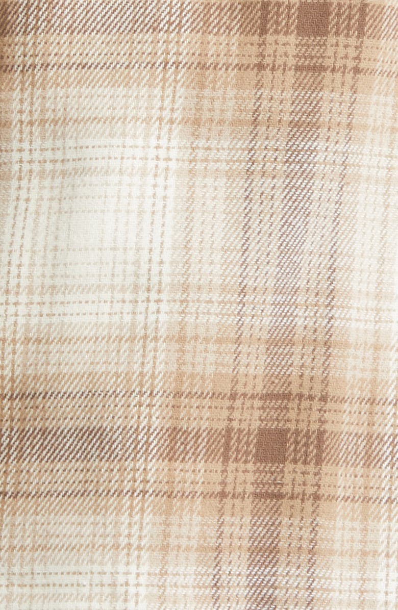 Elwood Oversize Plaid Flannel Hooded Zip Jacket, Alternate, color, 