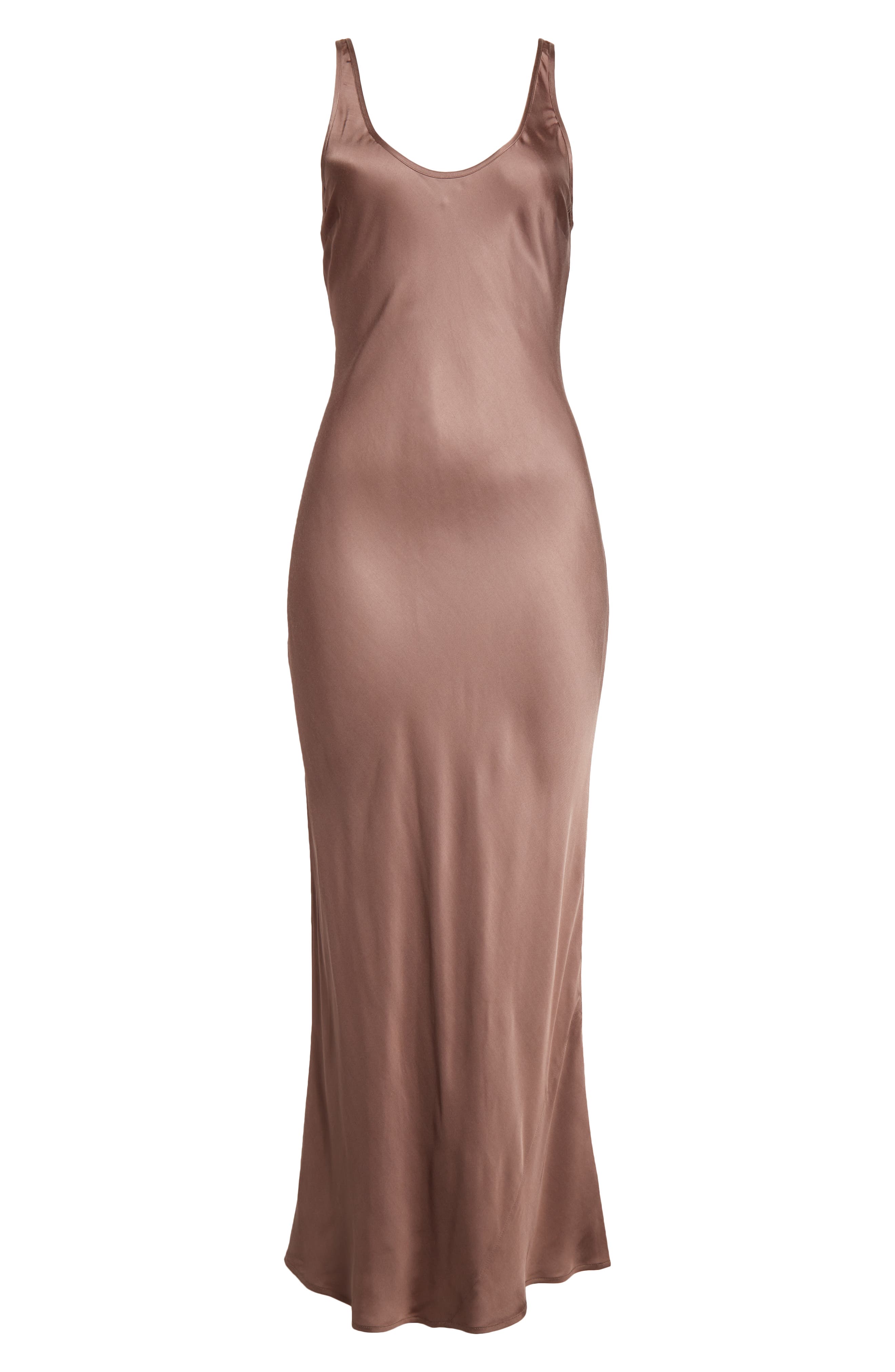 akiya satin maxi dress L'AGENCE Island Green Akiya Tank Dress Island Green / M