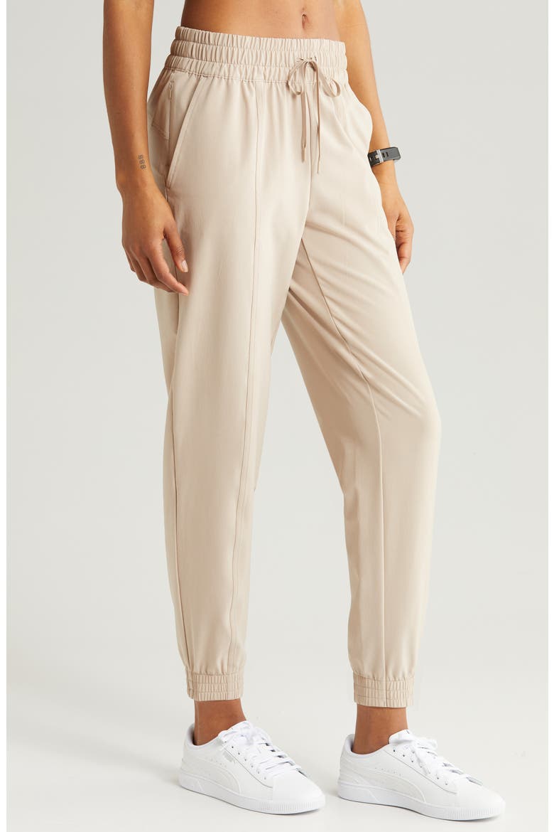 All Day Every Day Joggers, Alternate, color, TAN THREAD