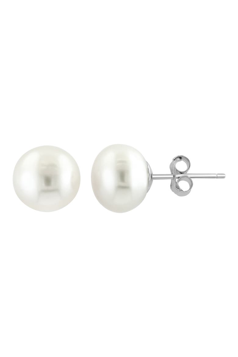 Set of 3 Pearl Earrings, Alternate, color, WHITE