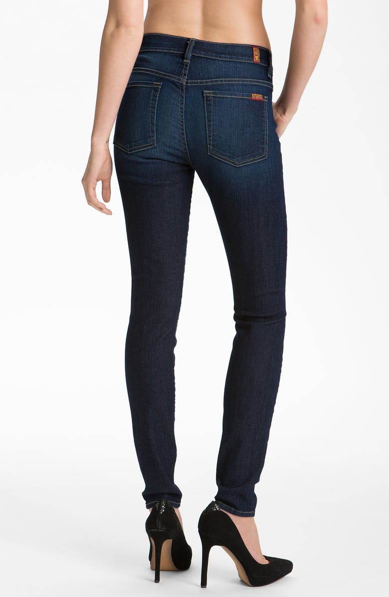 7 For All Mankind <sup>®</sup> 'The Skinny' Stretch Jeans, Alternate, color, 