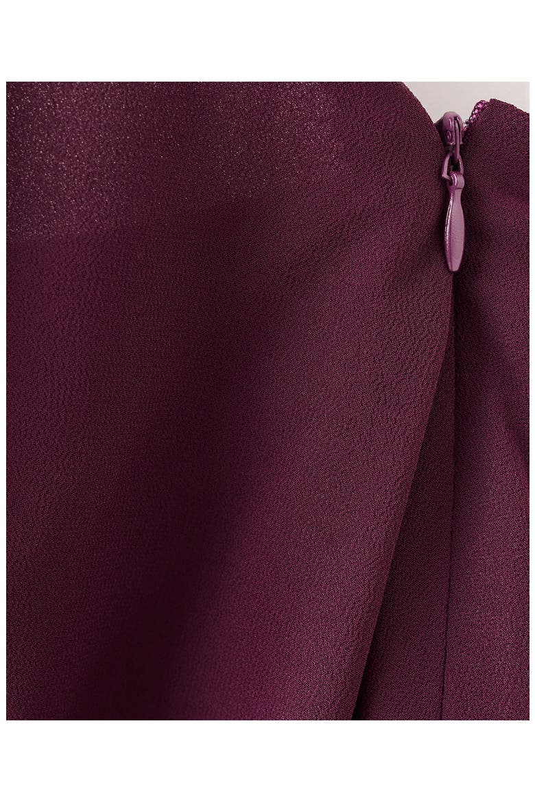 Cowl Neck Sleeveless Top, Alternate, color, MAROON