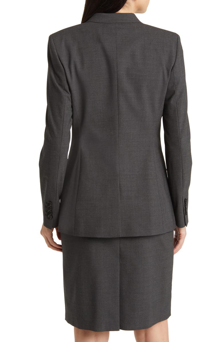 BOSS Juicylara Virgin Wool Blazer, Alternate, color, 
