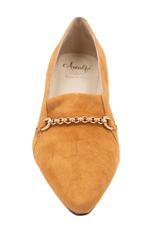 Amalfi By Rangoni Panda Pointed Toe Pump In Whiskey Cashmere