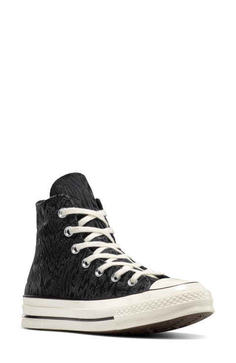 Gender Inclusive Chuck 70 Leopard Flocked Satin Low Top Sneaker