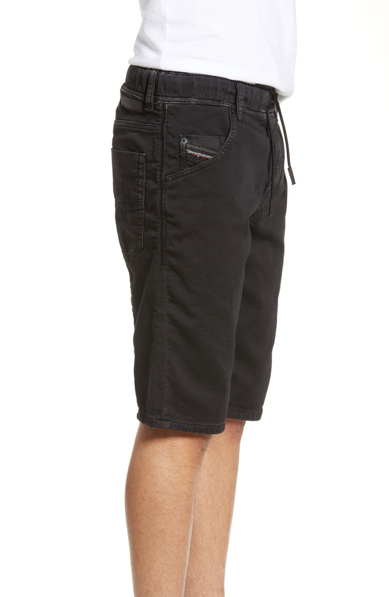 DIESEL<sup>®</sup> Krooshort Stretch Cotton Blend Jogger Shorts, Alternate, color,