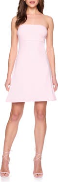 Susana Monaco Strapless Fit & Flare Tube Dress