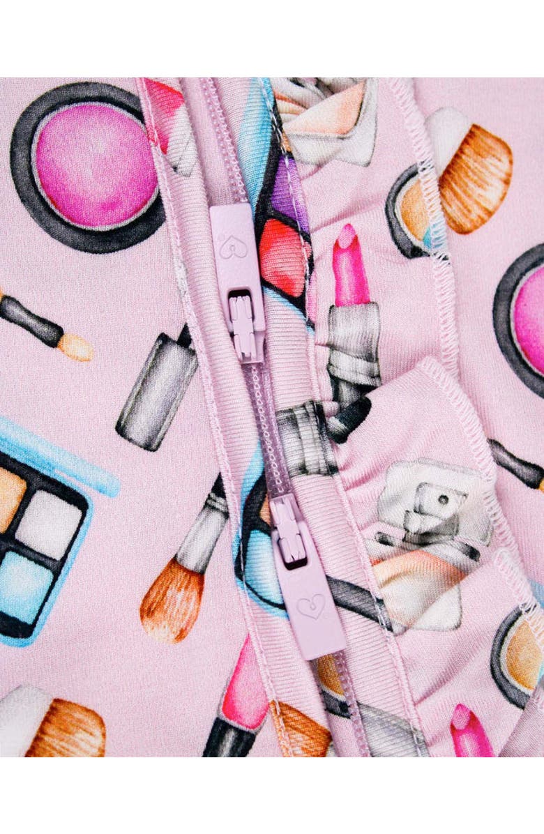 Lev Baby Makeup Print Relaxed Lounge Pants, Alternate, color, Pink