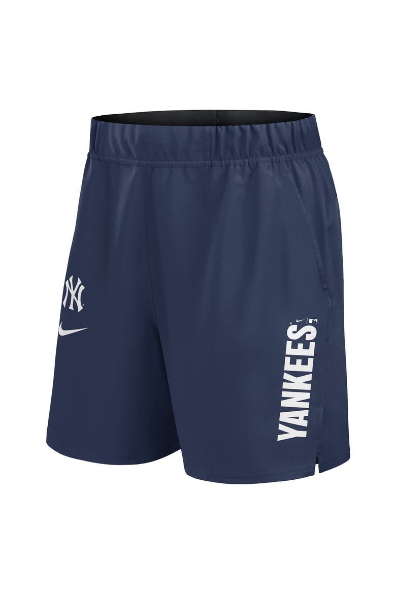 Men's Nike Navy New York Yankees Woven Victory Performance Shorts, Alternate, color, Navy
