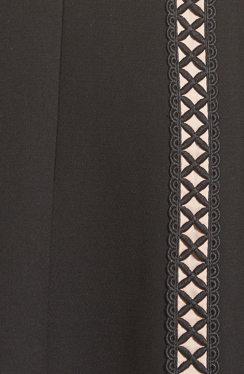 Self-Portrait Bow Detail Minidress, Alternate, color,