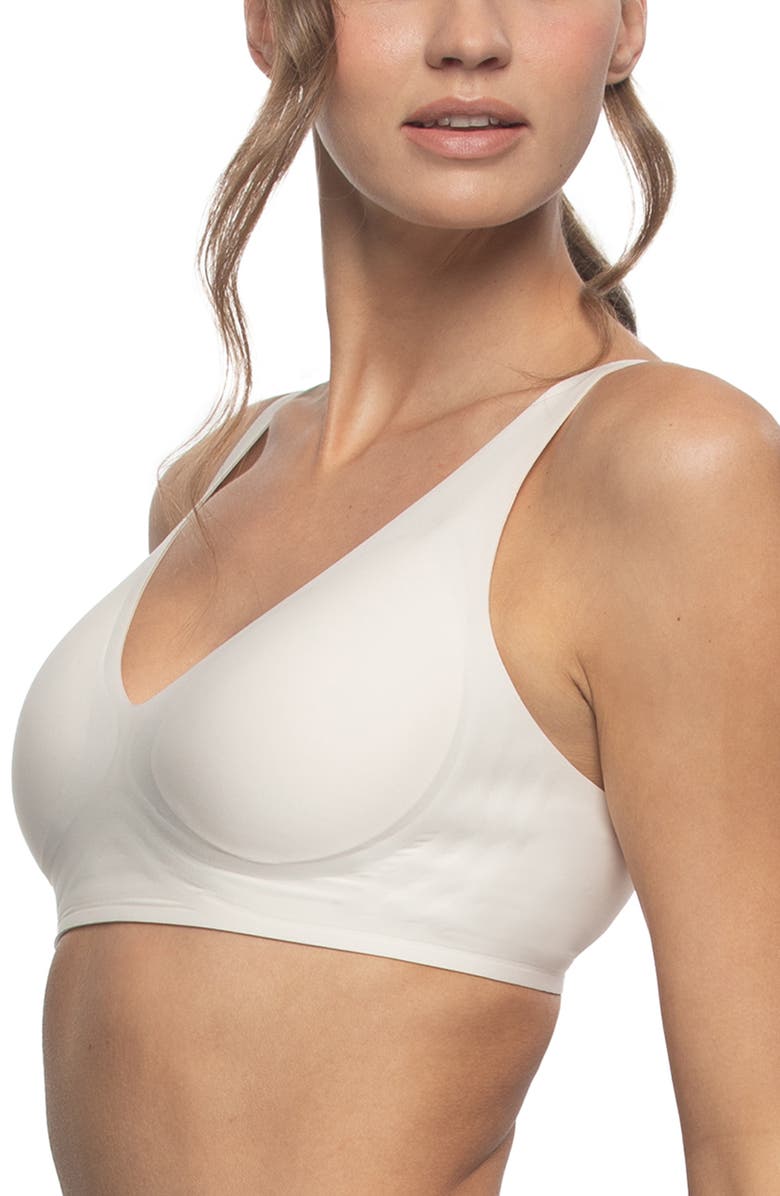 Felina The Wire-Free T-Shirt Bra, Alternate, color, Coconut Cream