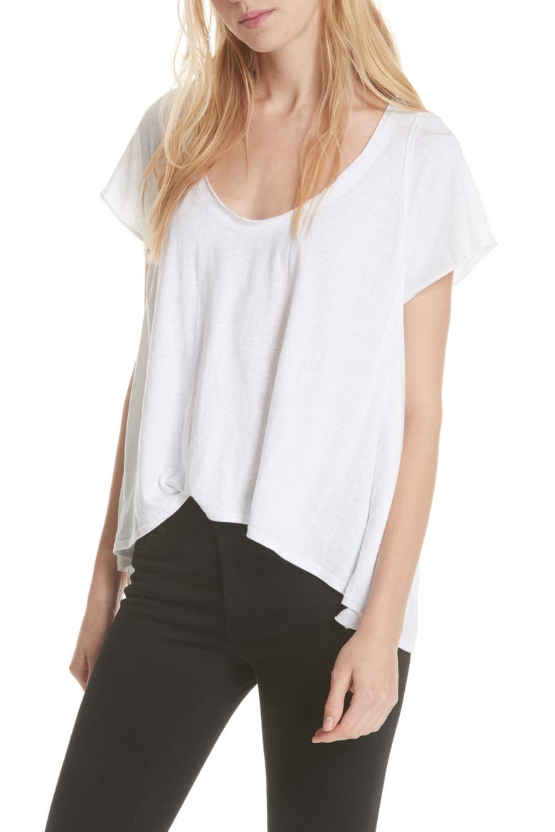 We the Free by Free People Nori Tee, Main, color, WHITE