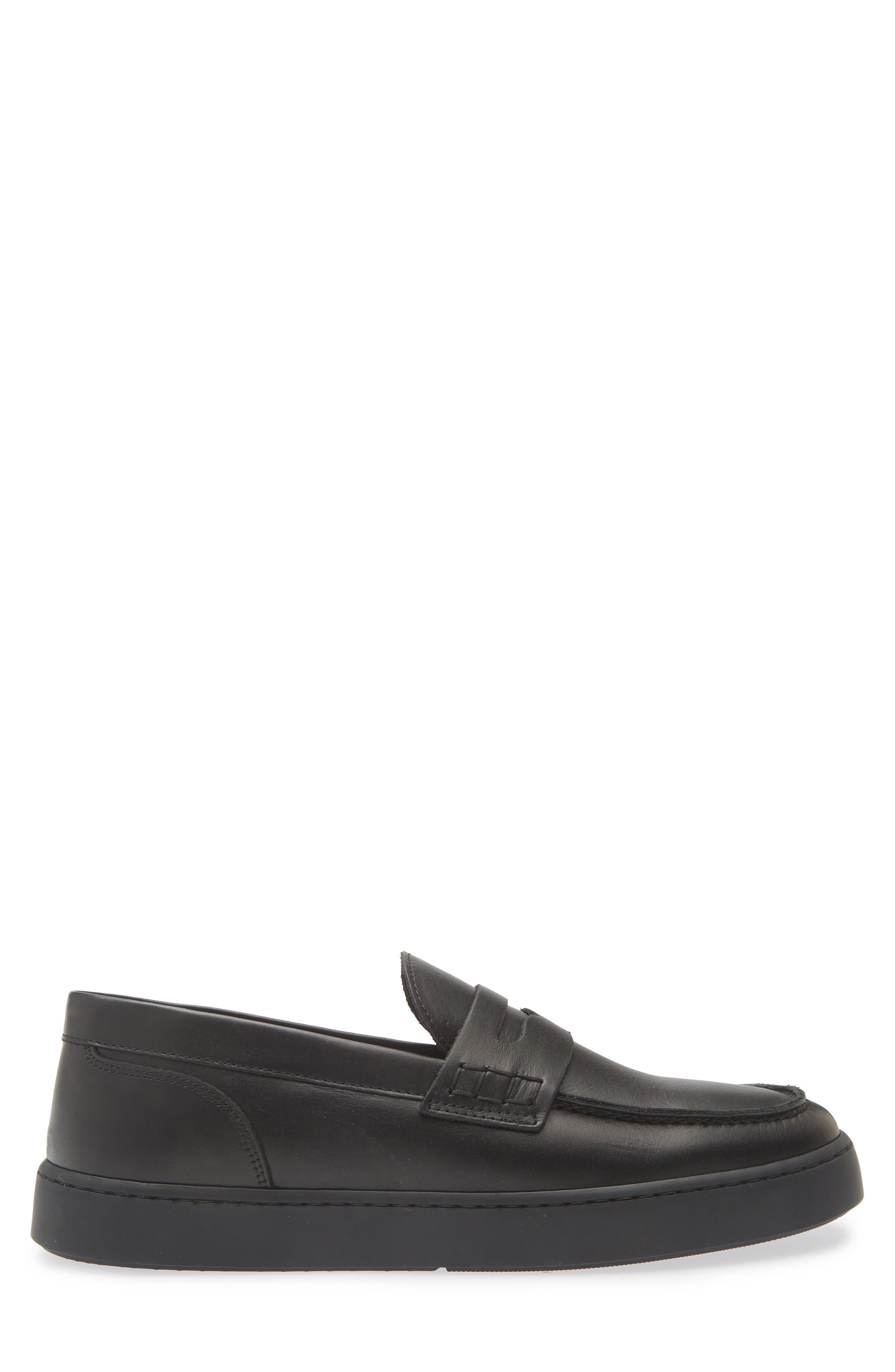 Bruno Magli Magnifico Slip-On Loafer, Alternate, color, Black/ Black