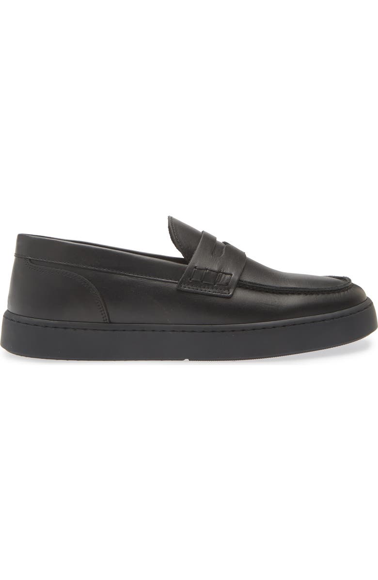 Bruno Magli Magnifico Slip-On Loafer, Alternate, color, Black/ Black