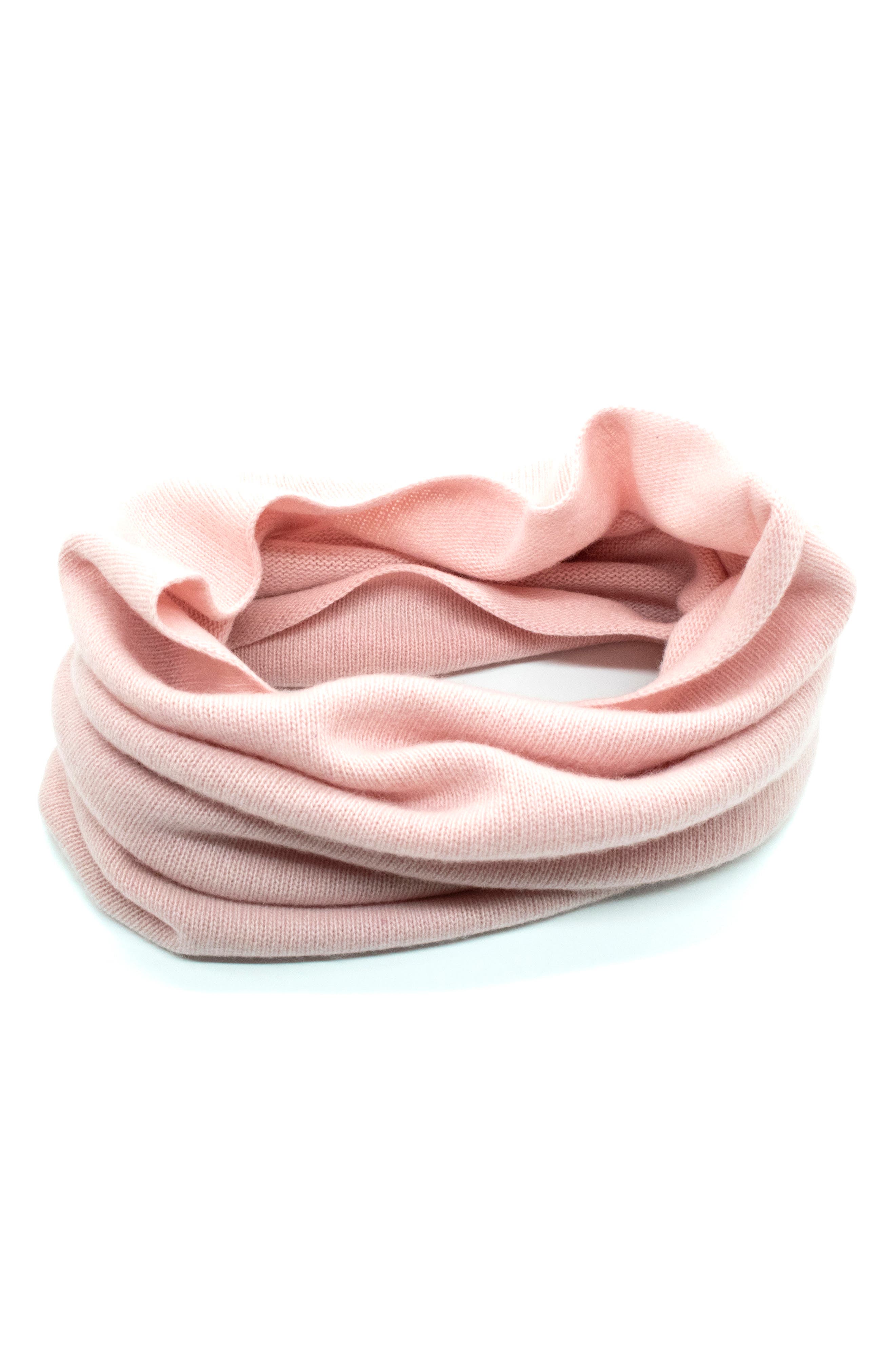 Portolano Cashmere Neck Warmer In Pink
