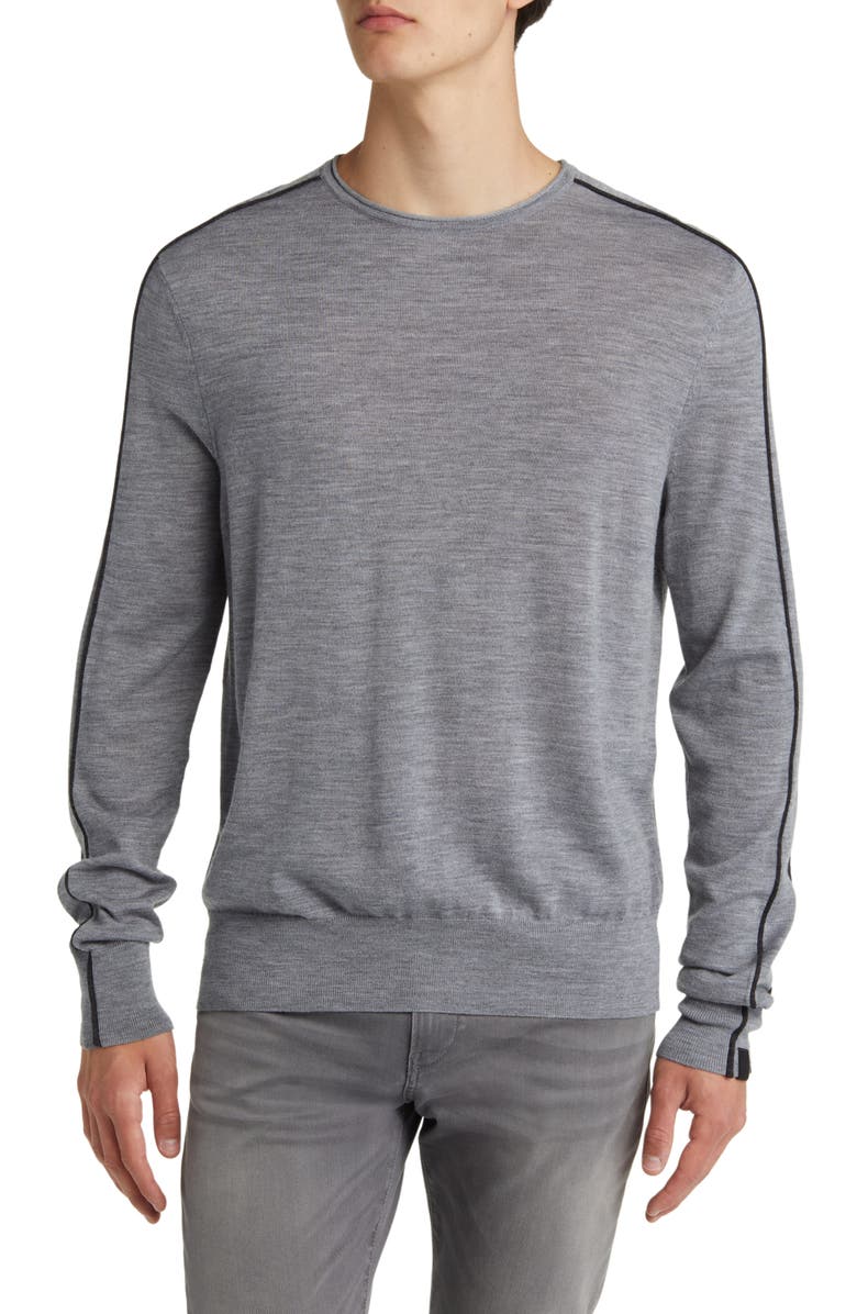 rag & bone Monte Crewneck Merino Wool Sweater, Main, color, 