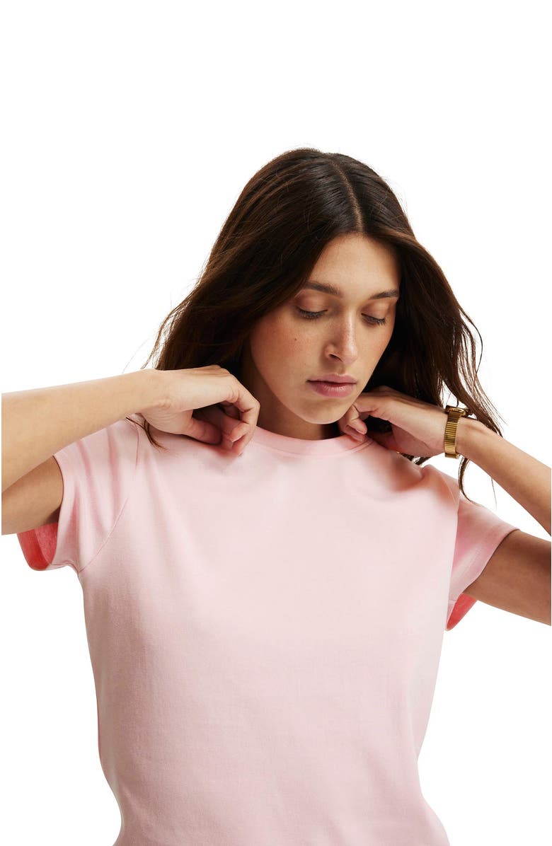 Cotton On Women's 90S Baby Tee, Alternate, color, Prairie Pink