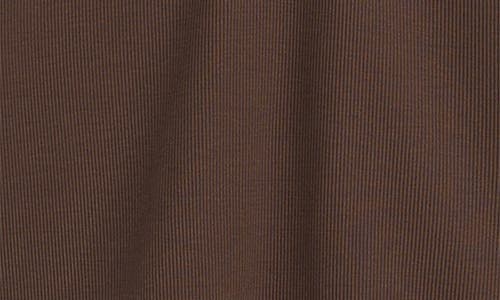 Madewell Puff-sleeve Henley Knit Top In Brown