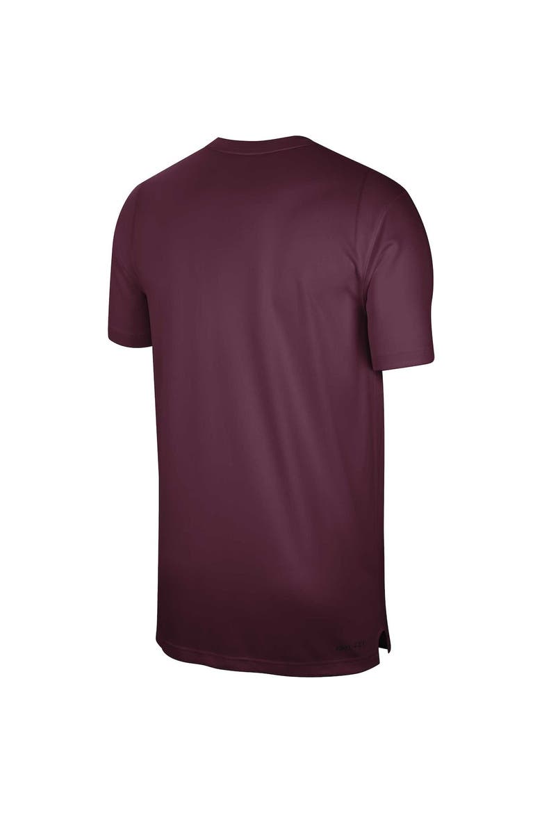 Men's Nike  Maroon Virginia Tech Hokies Sideline Coaches Performance Top, Alternate, color, Maroon