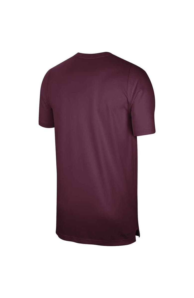 Nike Men's Nike  Maroon Virginia Tech Hokies Sideline Coaches Performance Top, Alternate, color, 