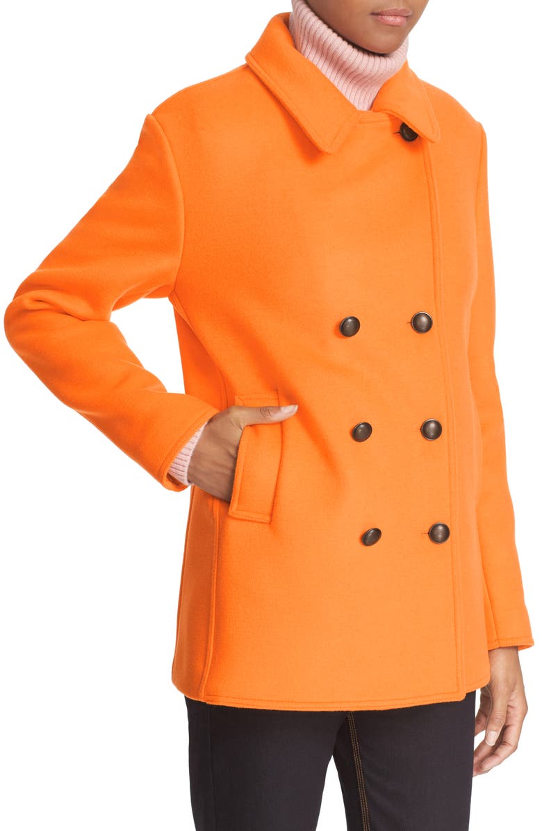 Tomas Maier Wool Blend Peacoat, Alternate, color,