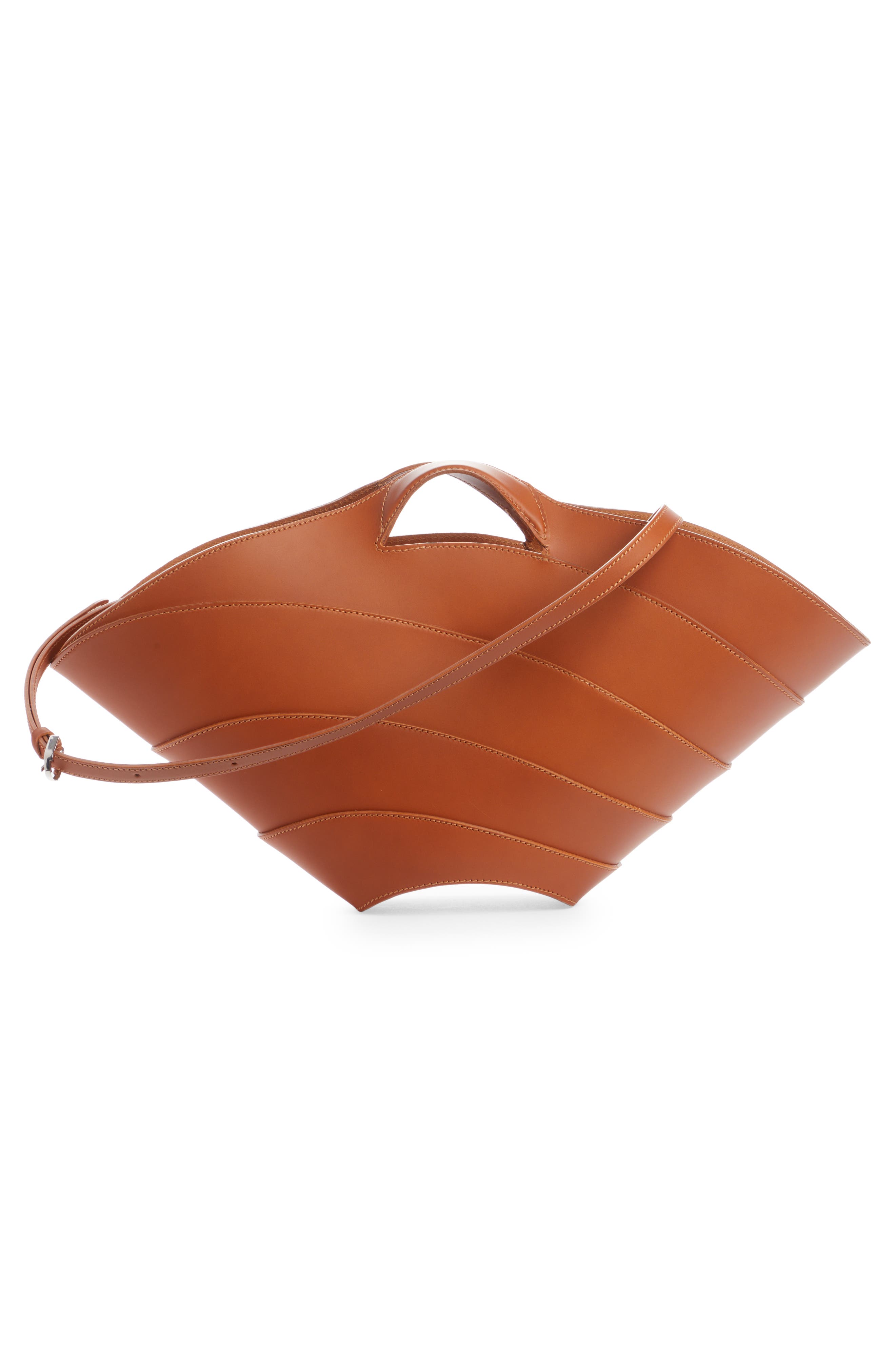 Alaïa Medium Khaima Leather Tote, Alternate, color, 