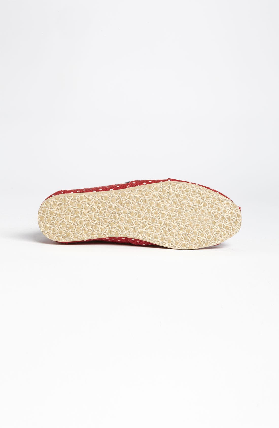 'Classic - Dot' Woolen Slip-On, Alternate, color, RED