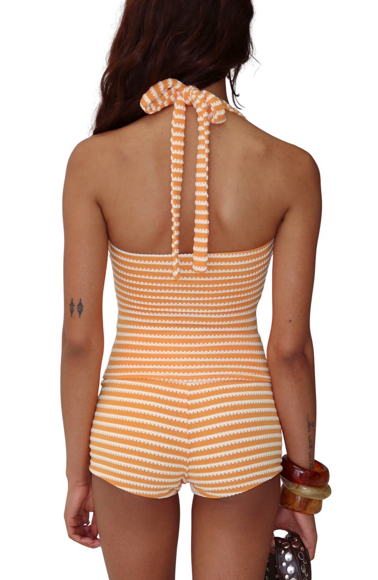 Princess Polly Dreaming of Me Stripe Halter Top, Alternate, color, 