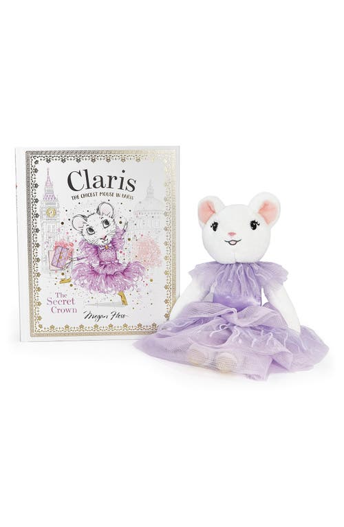 Claris the Mouse 'Claris The Chicest Mouse In Paris: The Secret Crown' Book & Stuffed Animal Set in Purple  product