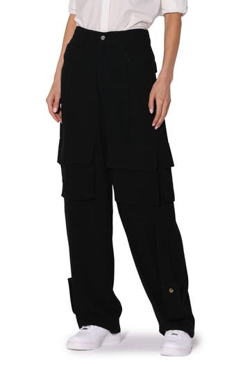 Walter Baker Robin Linen-blend Pant In Black