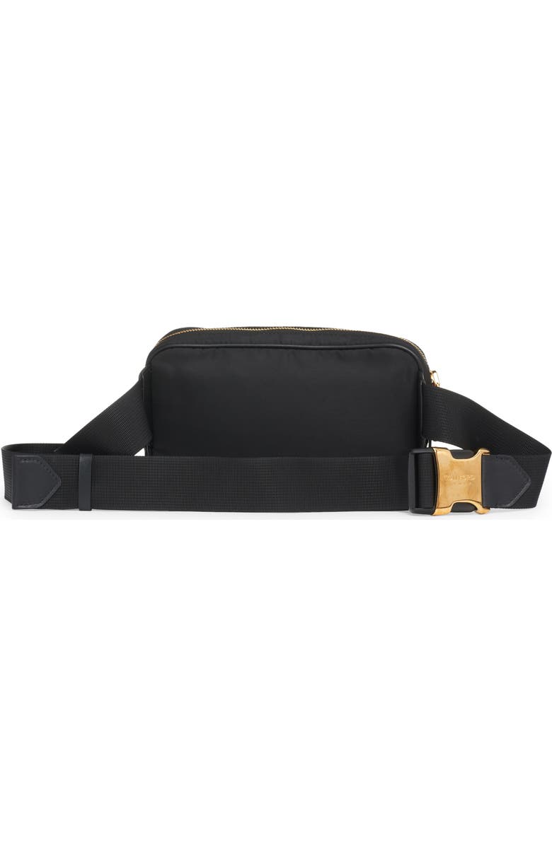 TOM FORD Recycled Nylon Waist Bag, Alternate, color, Black