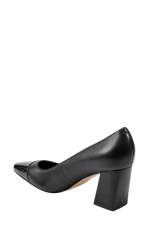 Marc Fisher Ltd Vernie Block Heel Pump In Black
