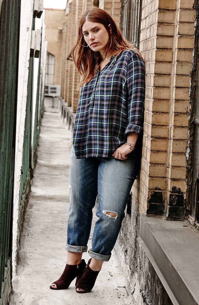 Lucky Brand Reese Distressed Boyfriend Jeans, Alternate, color, 