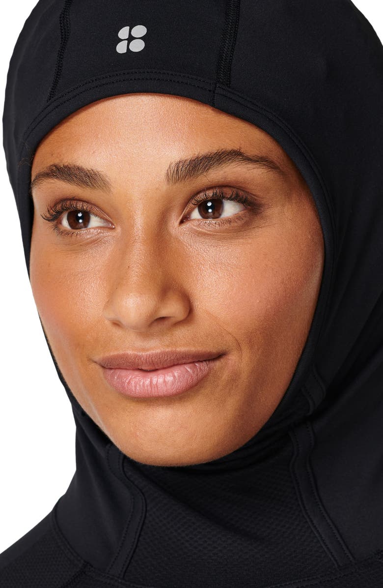 Sweaty Betty Athlete Hooded Long Sleeve Top, Alternate, color,