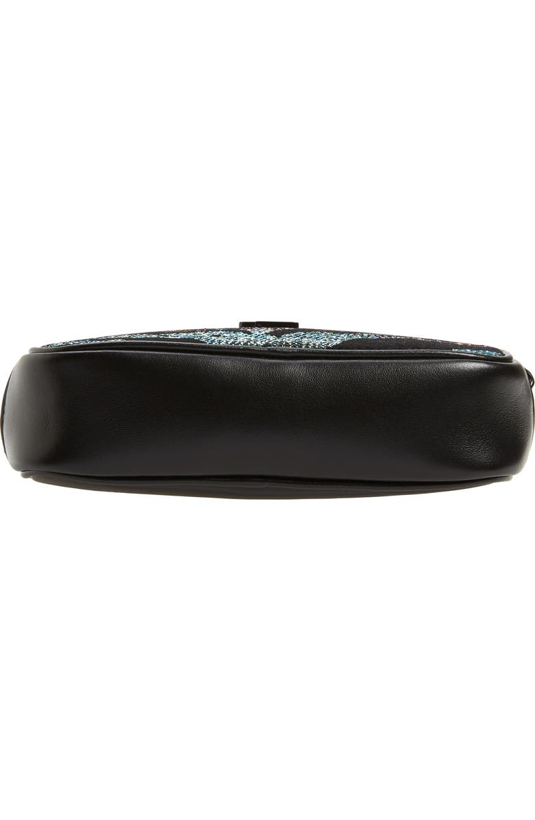 Saint Laurent Mini Lou Tiger Stripe Camera Bag, Alternate, color,