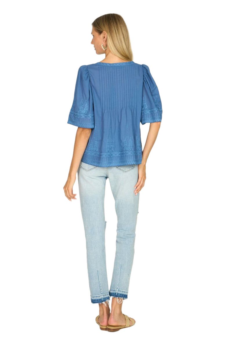 SECRET MISSION Kali Top, Alternate, color, French Blue