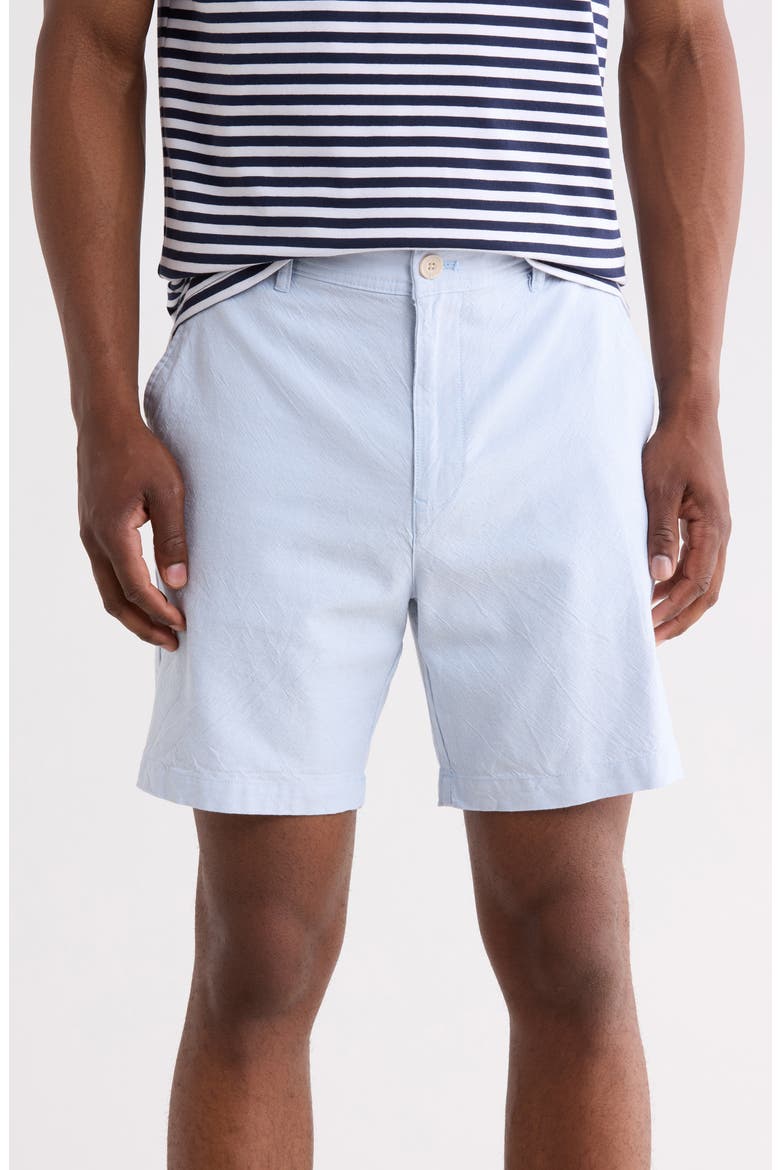 Cotton Shorts, Main, color, SKY BLUE