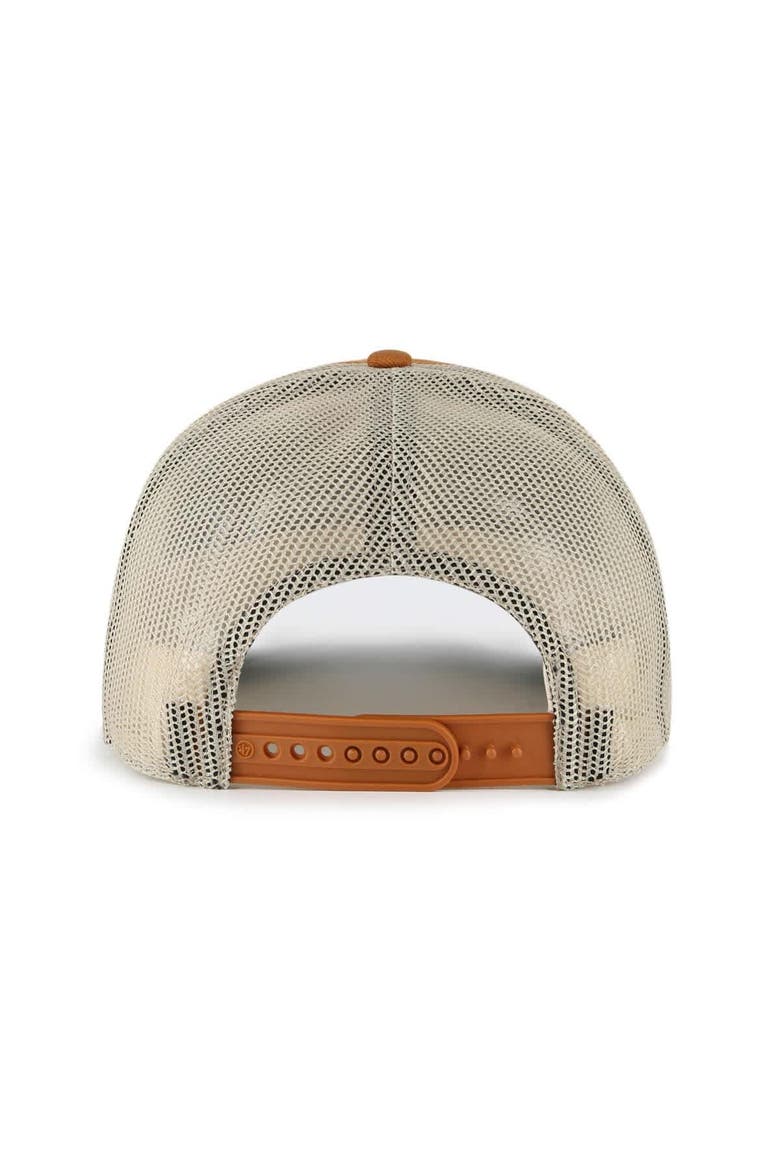 Men's '47  Burnt Orange Texas Longhorns Pomona Mesh Hitch Adjustable Trucker Hat, Alternate, color, Burnt Orange
