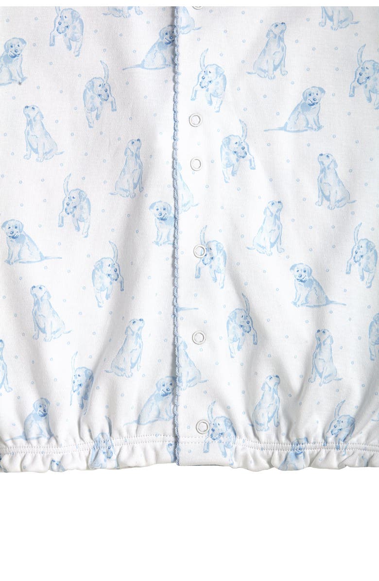 Nellapima Blue Puppy Love Print Converter Gown - Baby, Alternate, color, Blue