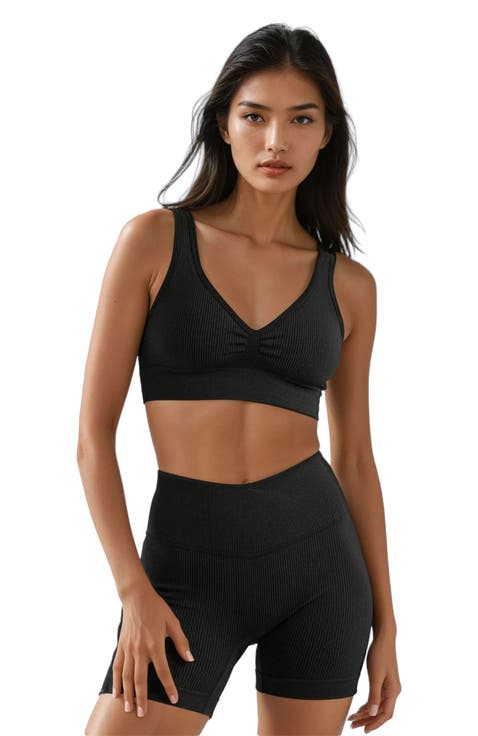 Acid Wash Sports Set - Shorts