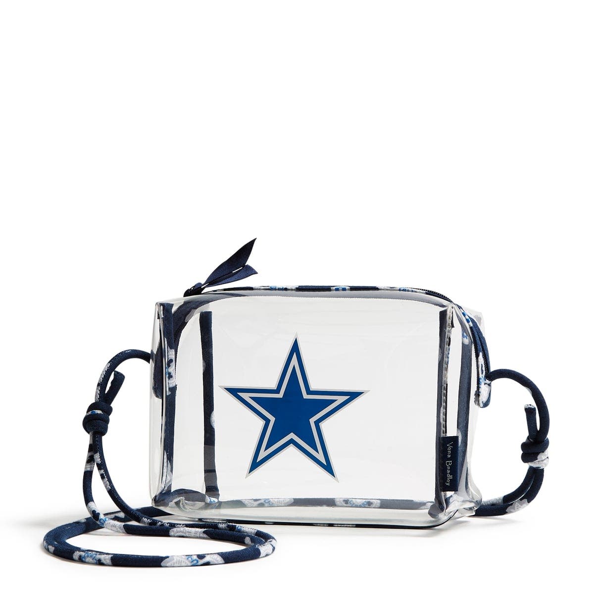 Dallas Cowboys Vera Bradley Clear Crossbody, Main, color, Blue