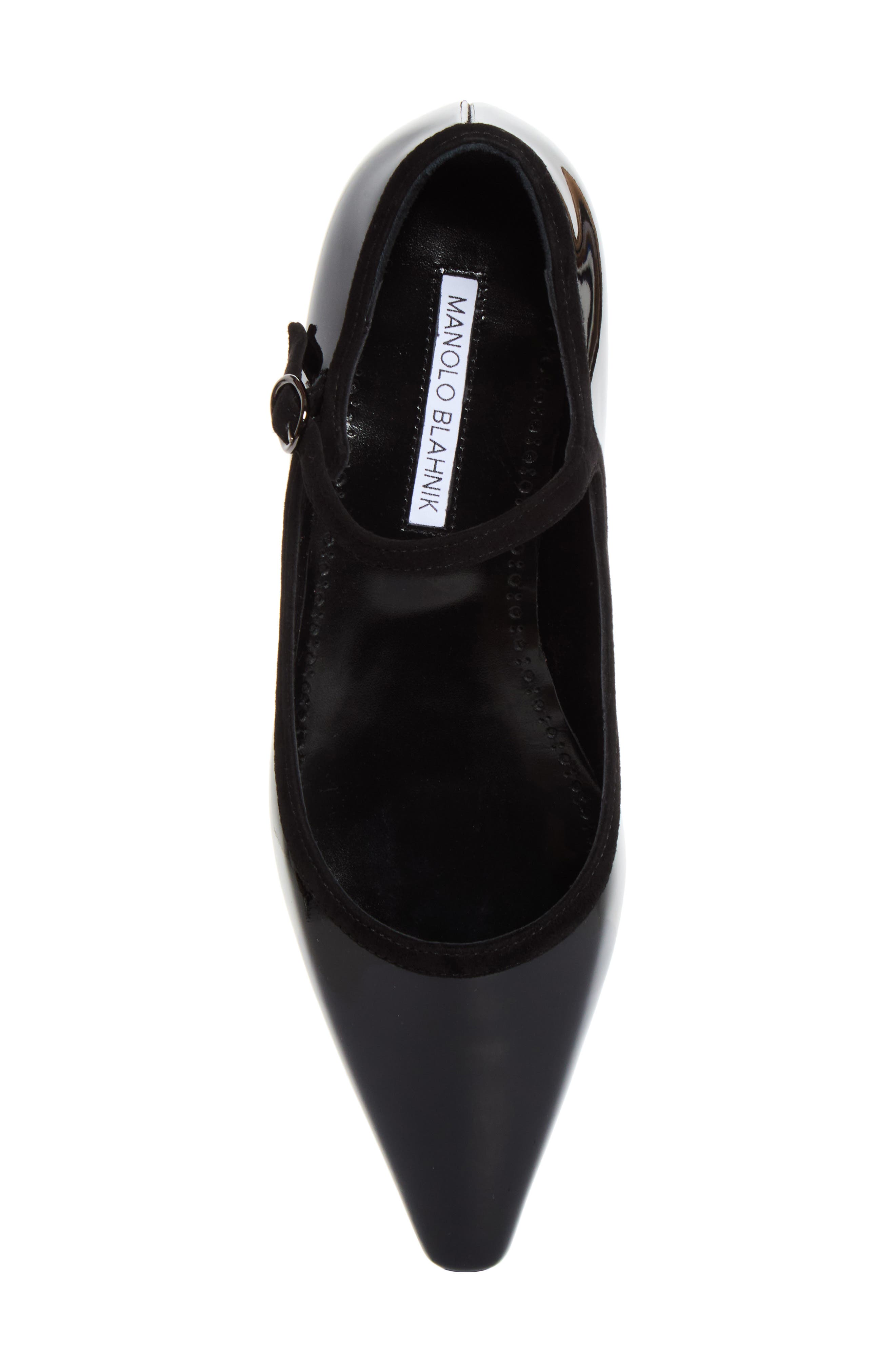 Perdiccamod Mary Jane Leather Pump, Alternate, color, BLACK