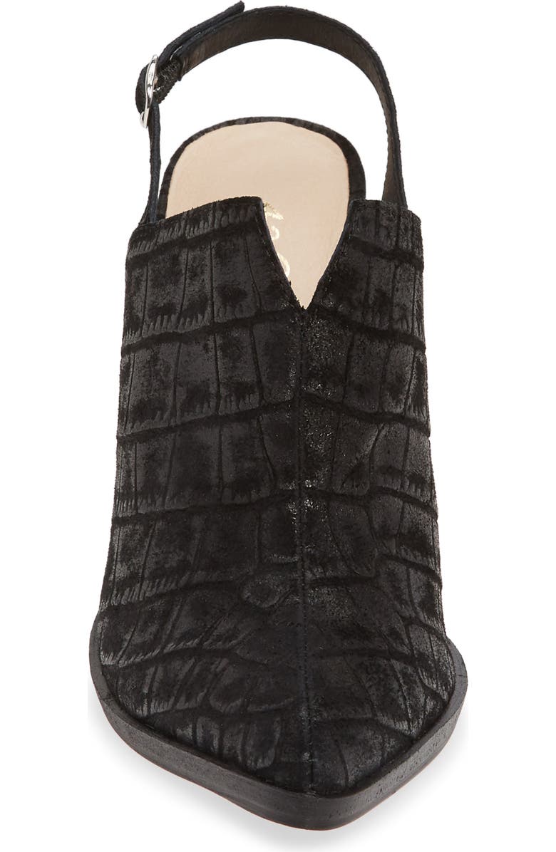 42 Gold Kim Pointed Toe Slingback Pump, Alternate, color,